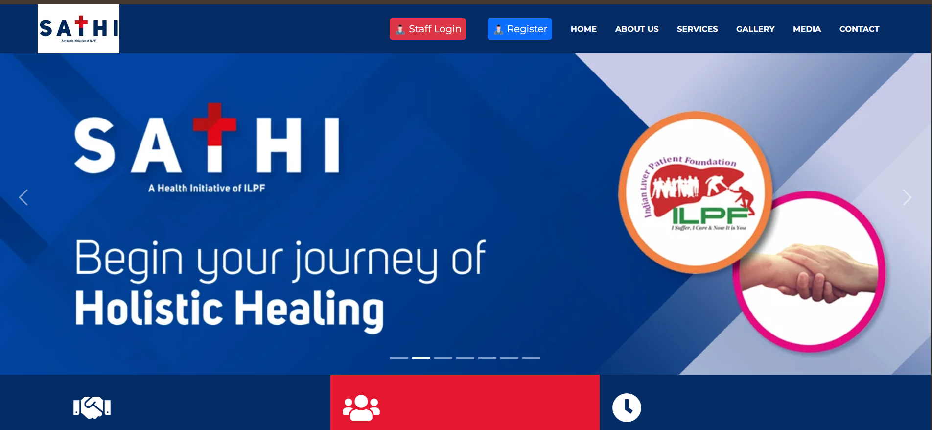 ILPF SATHI website preview